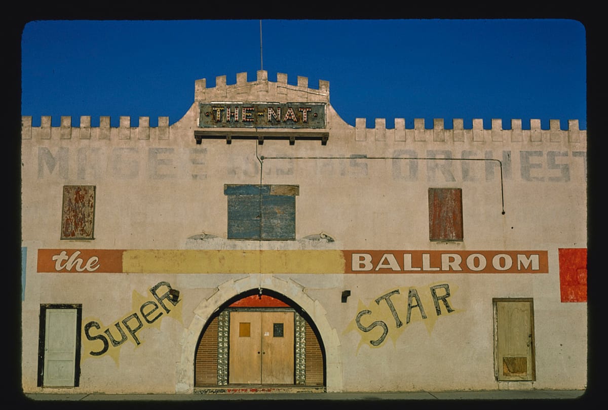 The Amarillo Natatorium's imposed exterior