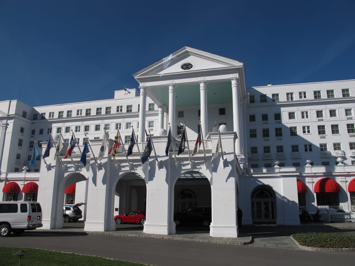 The Greenbrier, West Virginia's palatial home away from home