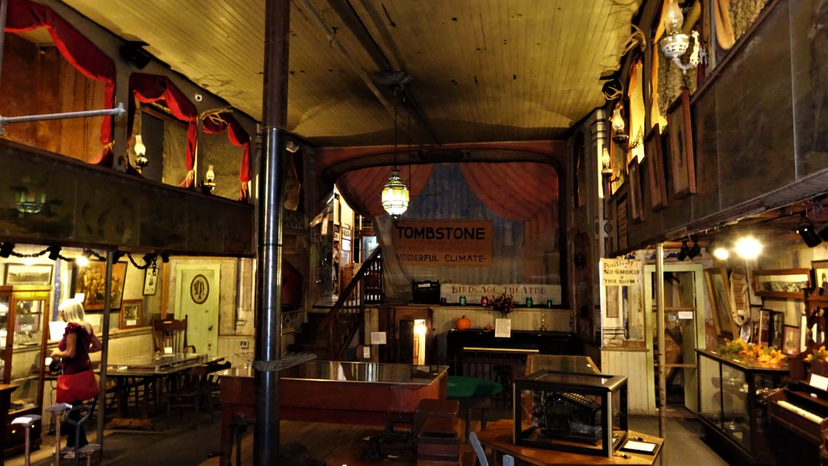 The Bird Cage Theatre, Arizona's own den of debauchery