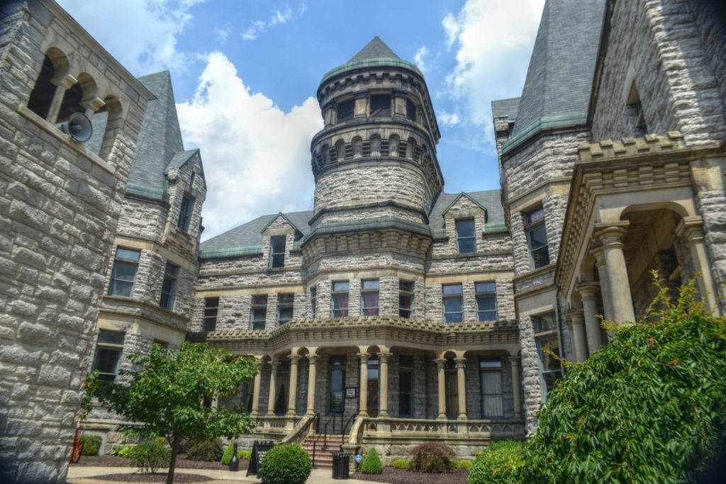 Mansfield Reformatory's Imposing facade