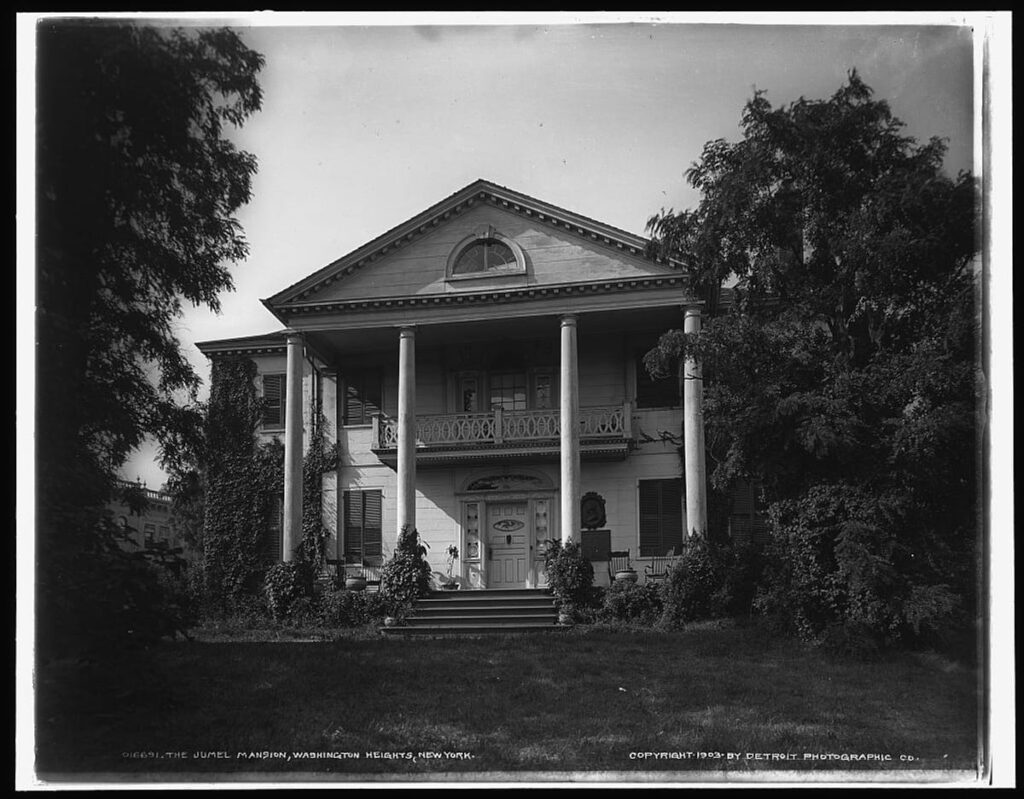 The Morris-Jumel Mansion stands as a monument to colonialism in the heart of New York City, New York