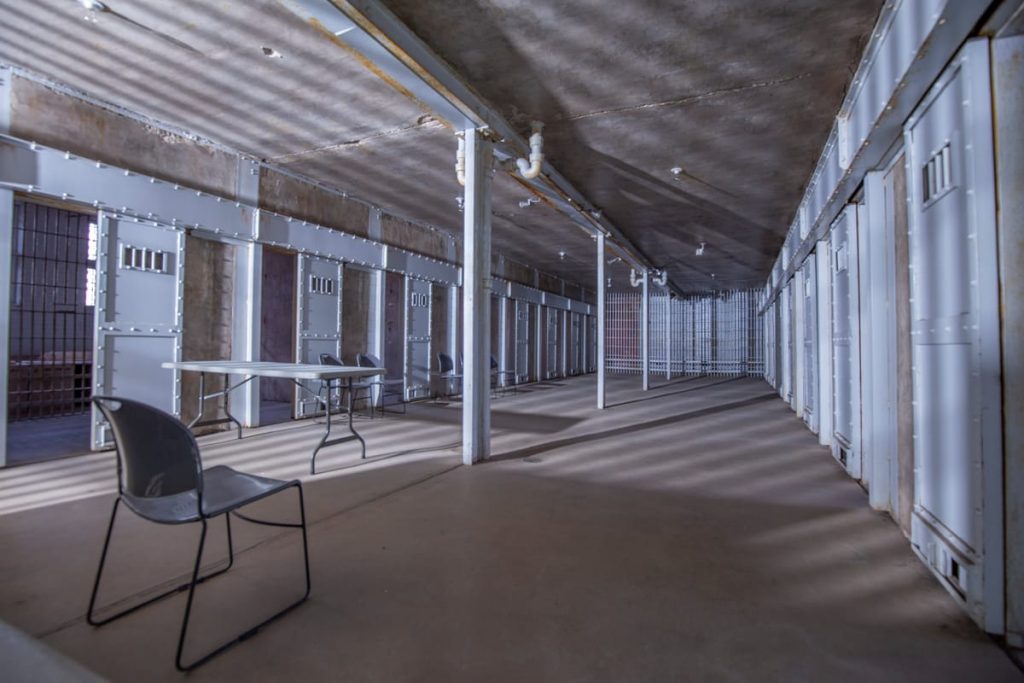 Old Lake County Jail's 2nd floor filming set is said to be haunted