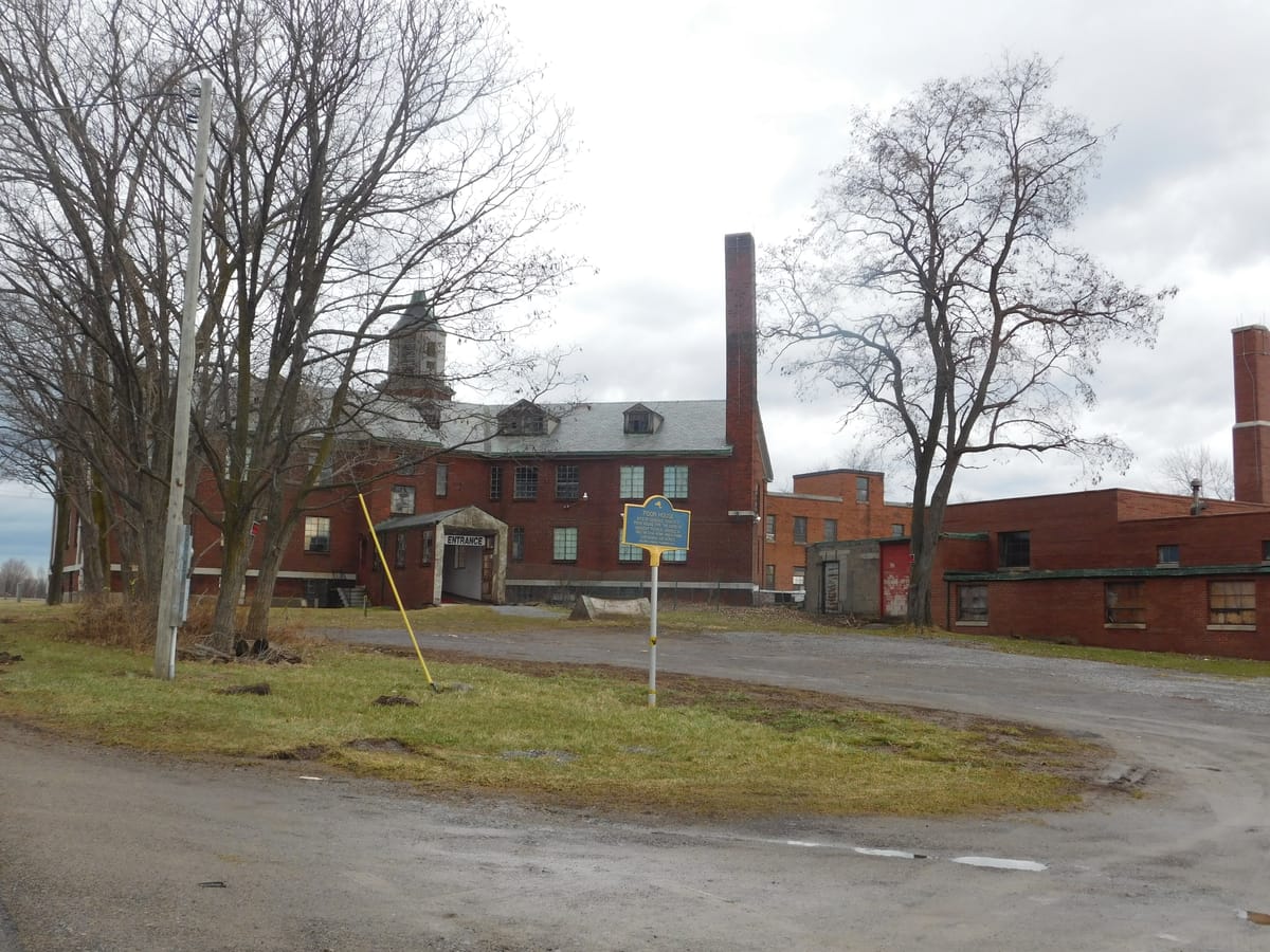 Rolling Hills Asylum grounds, said to harbor angry spirits