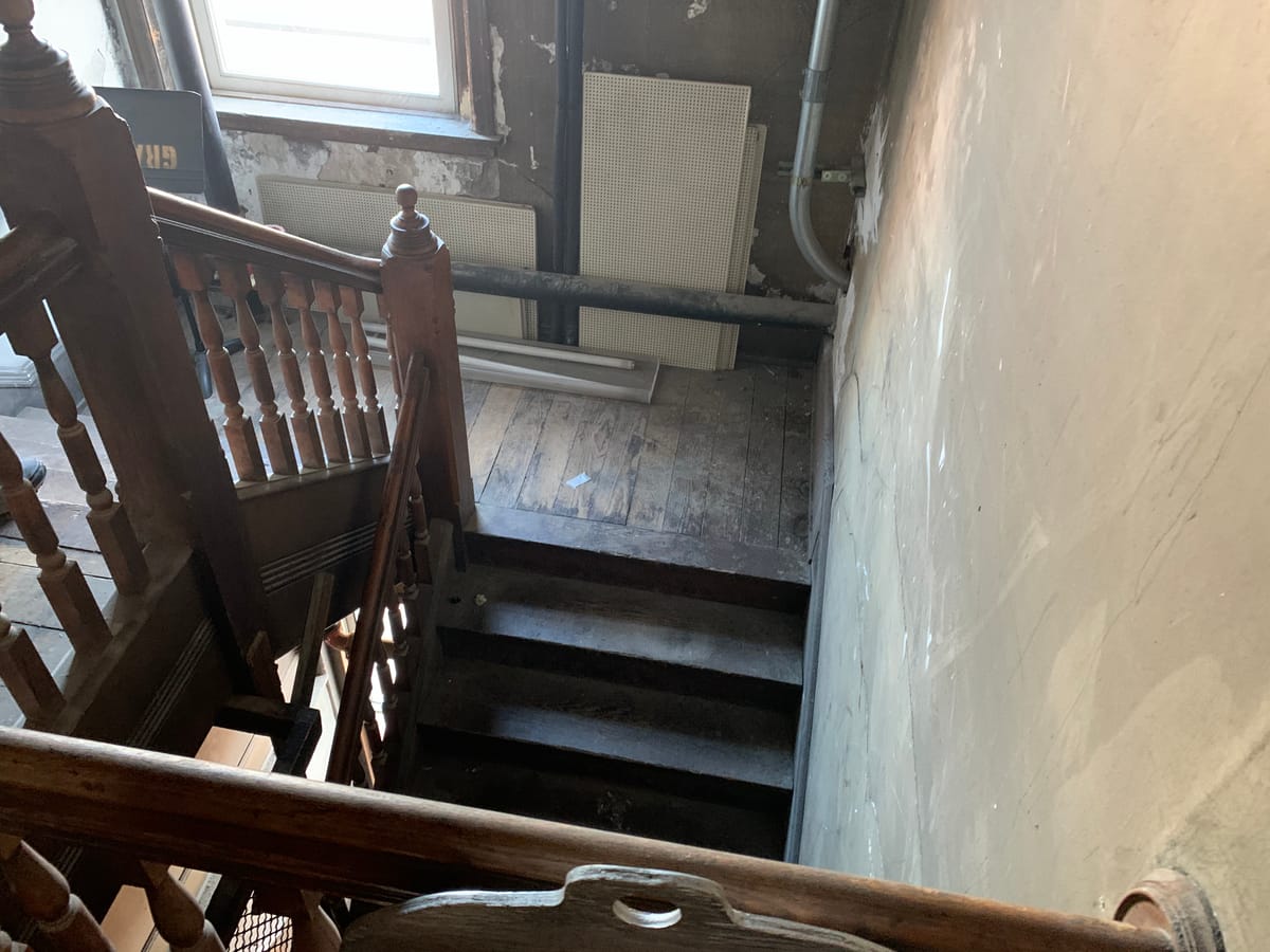 The Grand Opera House stairs