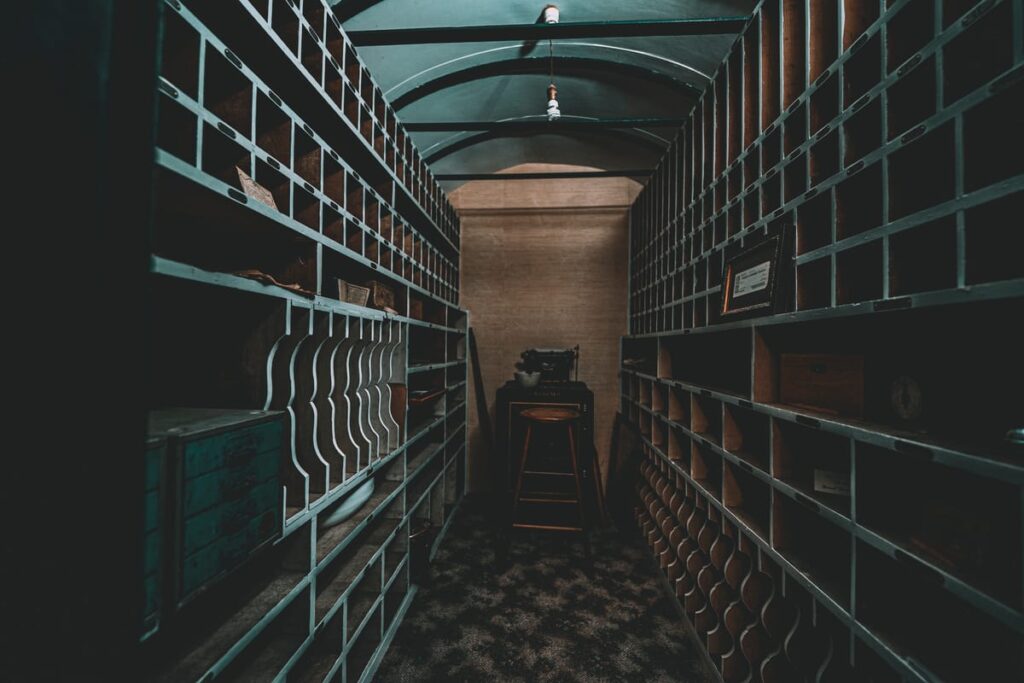 The safe room, where many people have experiences with Prentiss' spirit