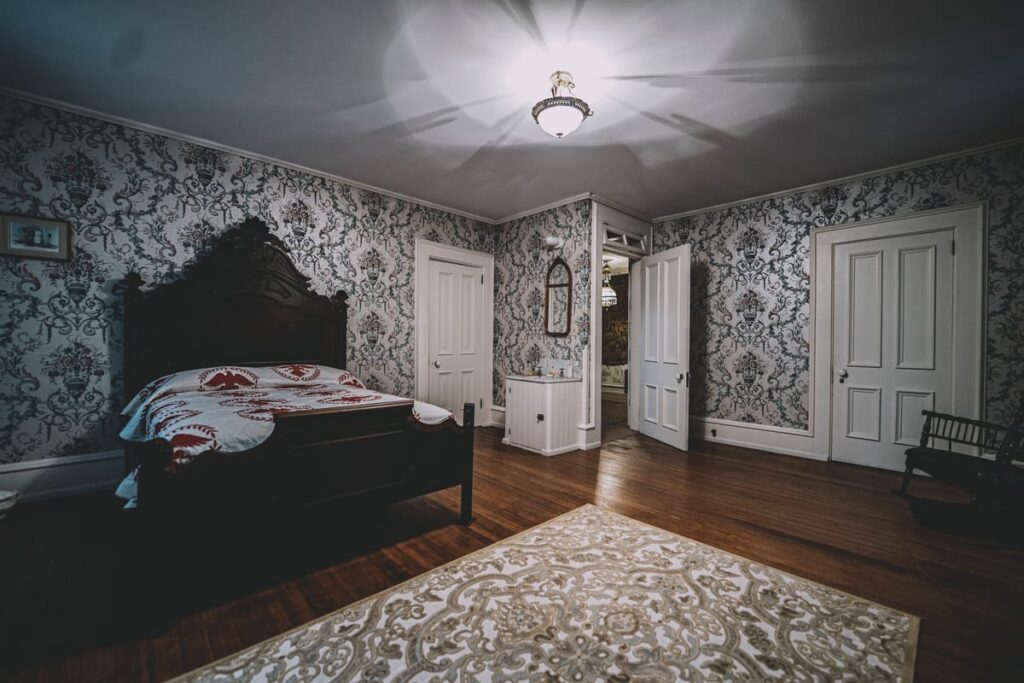 The spirit of Miss Dorothy is said to linger in this room
