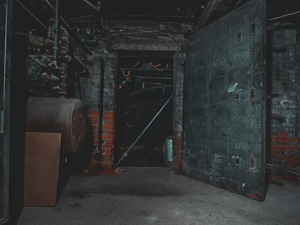 The dungeon beneath Old Blackford county jail