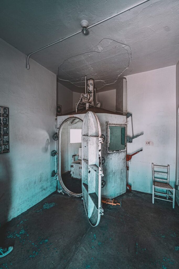 The Missouri State Penitentiary gas chamber, where 285 executions from 1810 to 1965 were carried out