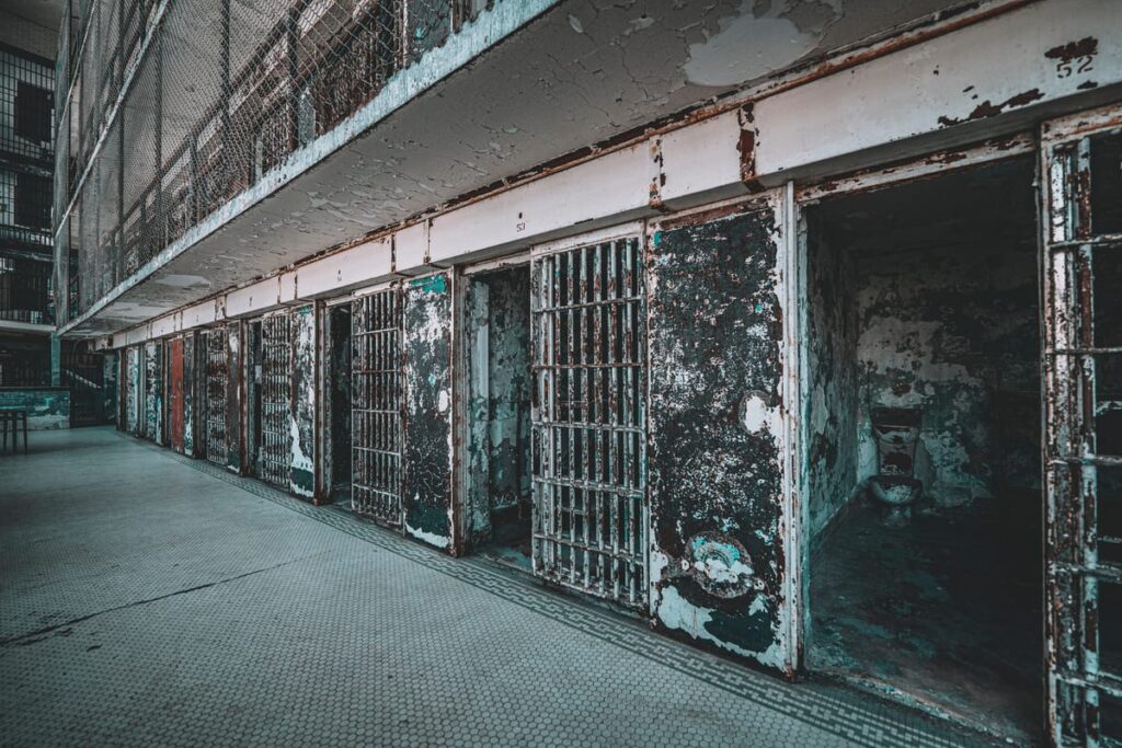 This Missouri State Penitentiary cellblock is know to be haunted by the angry spirits of prisoner's past