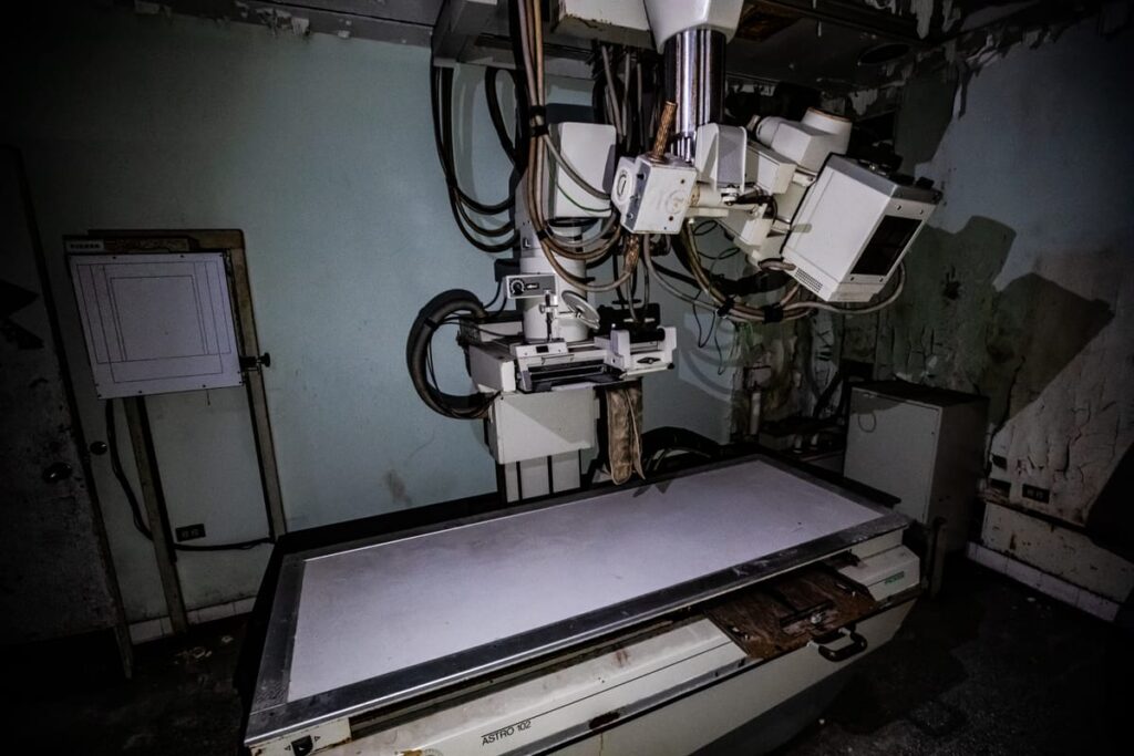 Medical room inside of old joilet prison