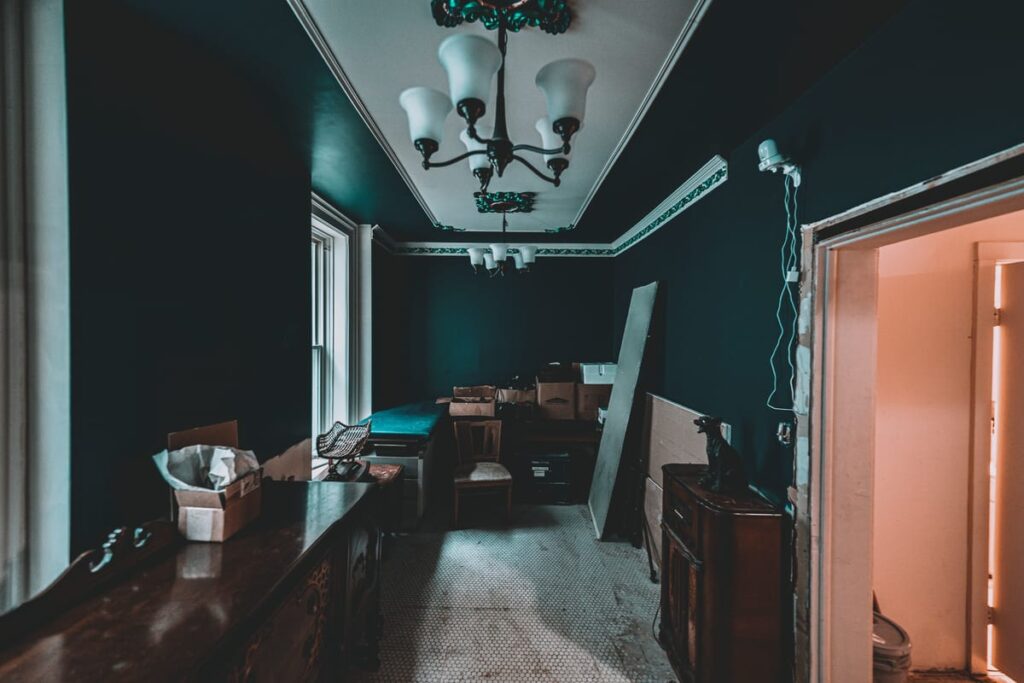 Formerly the office of Dr Stimson, this room was also where he died.