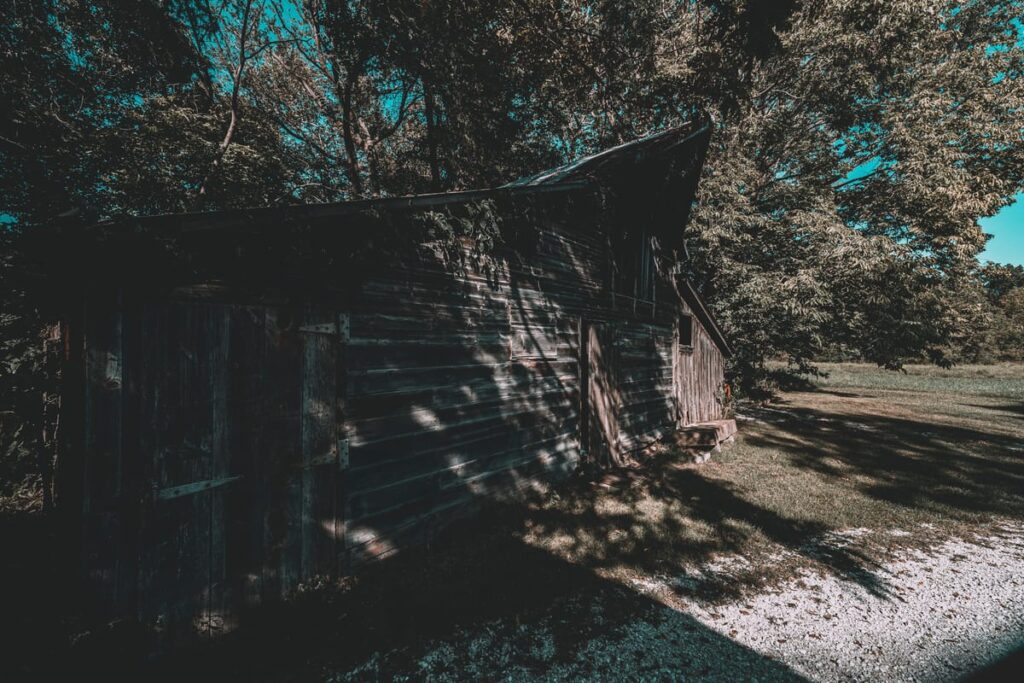 Even the barn on the property is home to ghosts who whisper and walk