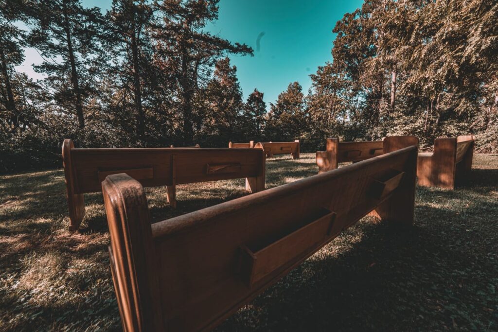 Shadows are rumored to run between pews in the Cambre backyard