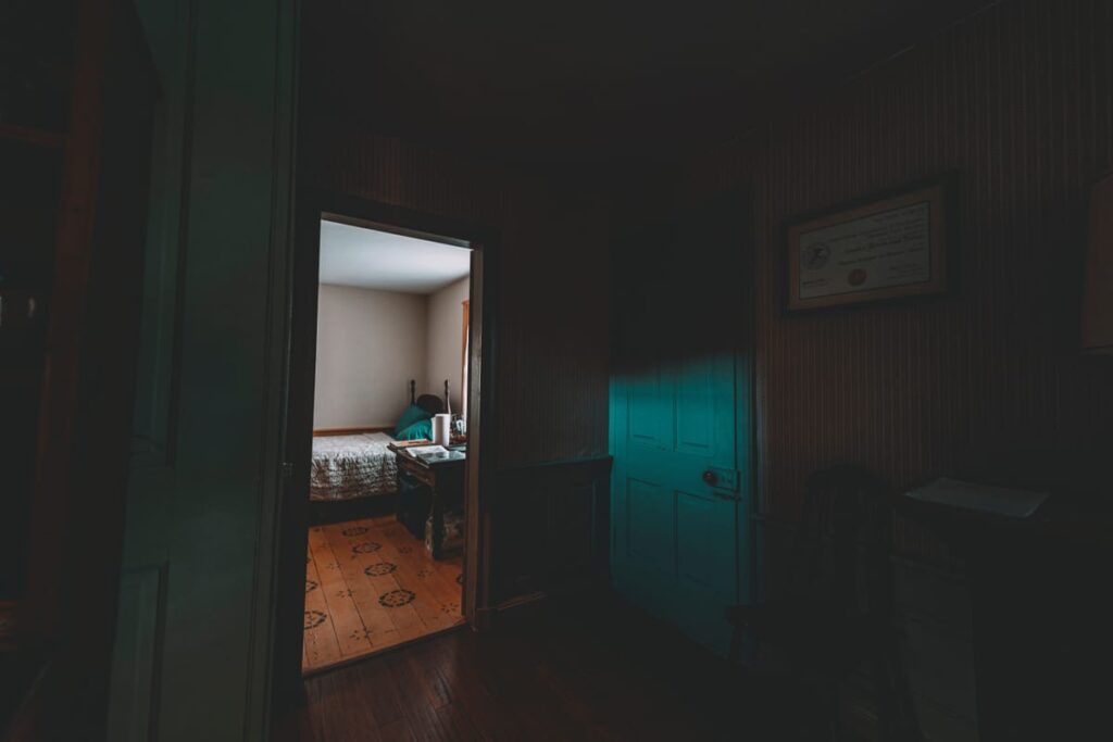 Many paranormal investigators have heard footsteps upstairs, only to hear them on the ground floor when they go up to investigate