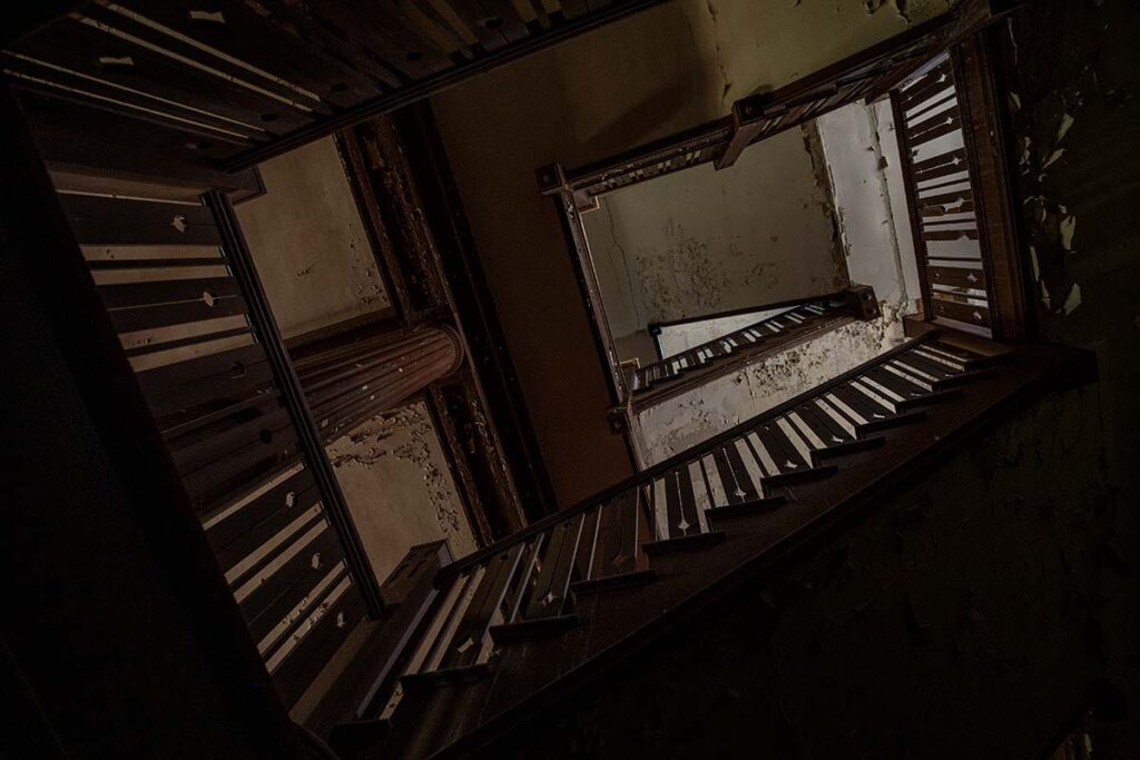 Locals tell stories about the old haunted complex out in Rockville's Woods