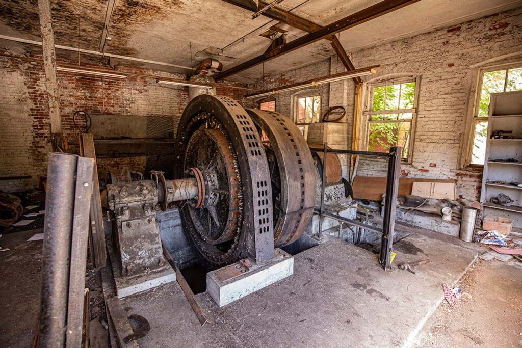 The pump house near the old haunted Laundry Facility