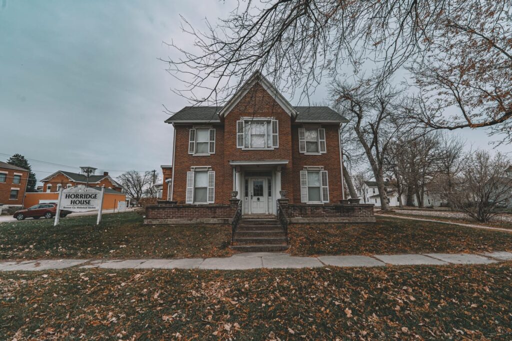 Rumor has it that the Horridge house in Vinton, Iowa is haunted