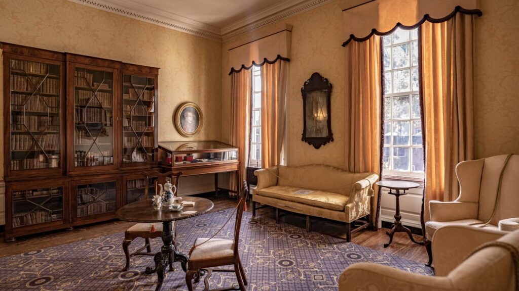 Gorgeous rooms and lengthy history give way to ghost stories in the dark in this stately mansion